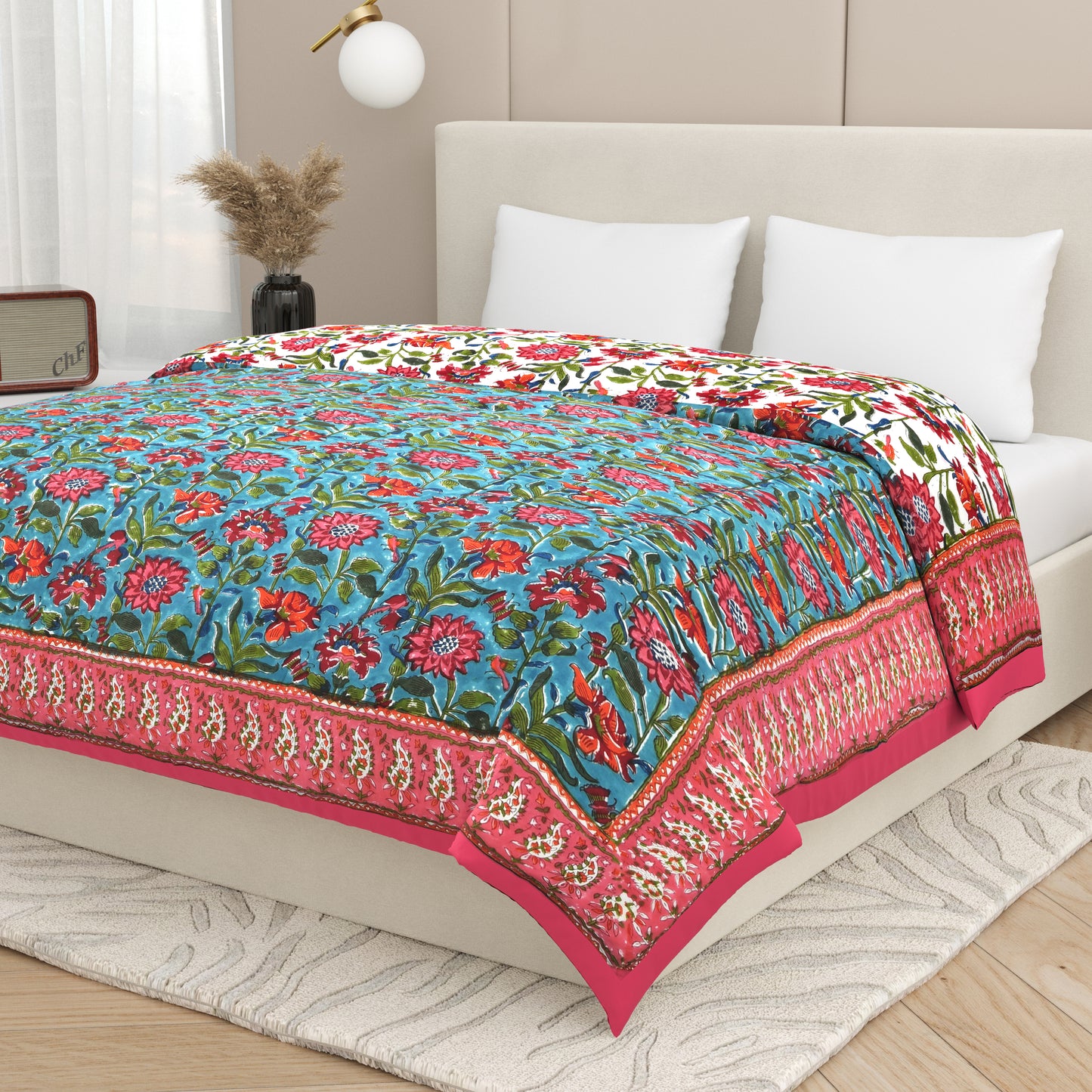 Quilt (Single)- Royal Block