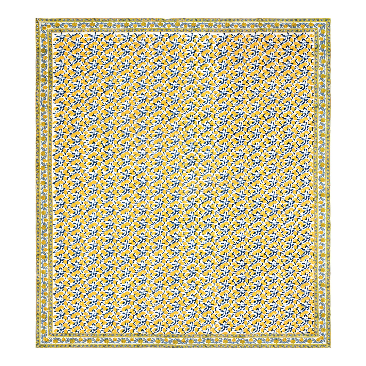 Bed Sheet - Lemon Leaf Burst