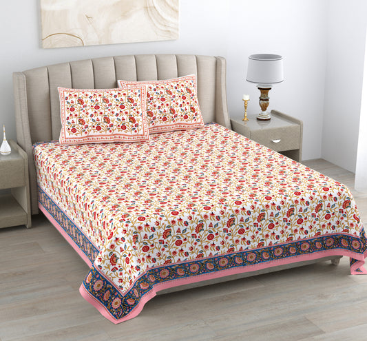 Bed Sheet - Royale Red