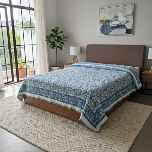 Quilt- Royale Blue Bird