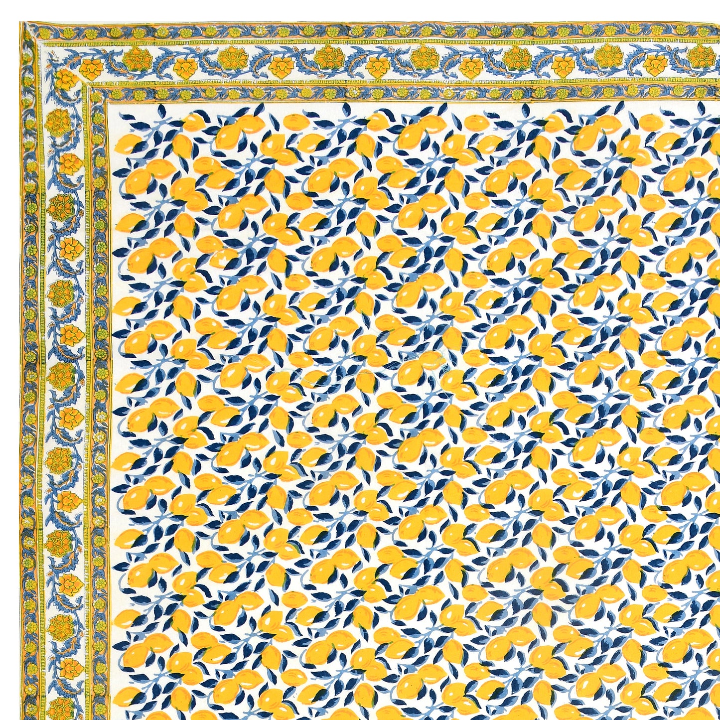 Bed Sheet -  Lemon Leaf Burst